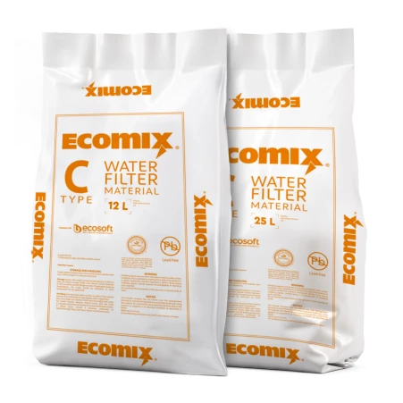 ECOMIX C 25 л Високоефективний фільтруючий матеріал для складної води з залізом