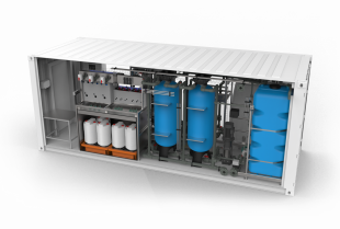 Модульна установка очищення води для надзвичайних ситуацій  продуктивністю до 3,0 м3/год в контейнерному виконанні.